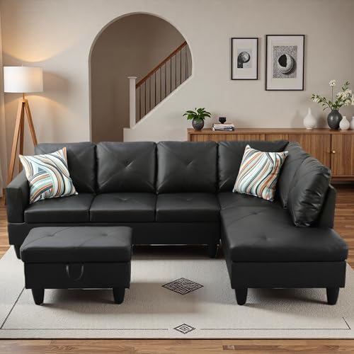 97.5" L Shaped Couch Set, Modular Sectional Couches - Image 6