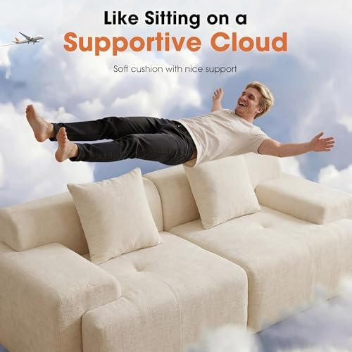 84" Modular Loveseat Couch - Image 4