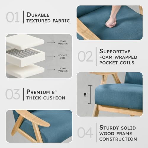 Lexicon Mid Century Modern Accent Chair - Image 3
