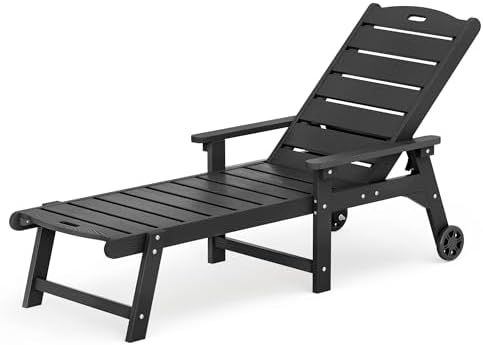 LUE BONA Outdoor Chaise Lounge, 5-Position - Image 3