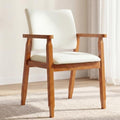 GOTMINSI Mid-Century Modern Linen Dining Chair by GOTMINSI