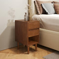 Narrow Nightstand 2 Drawers by IUNVR