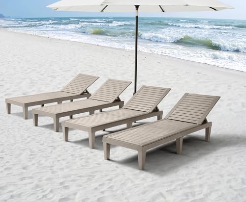 Nestl Lounge Chair Outdoor, Tanning Chair, Chaise Lounge Outdoor Set of 6 - Image 2