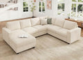 HONBAY Corduroy Sectional Sofa by HONBAY
