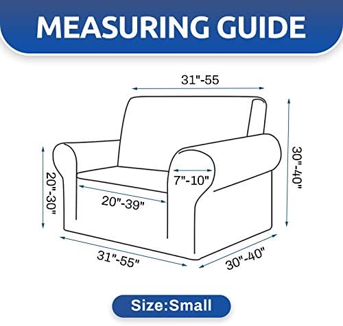 KEKUOU Stretch Chair Sofa Slipcover, Single Couch Cover - Image 5
