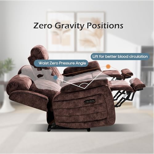 Zero Gravity Reclining Sofa Set, Power Recliner Living Room Set - Image 4