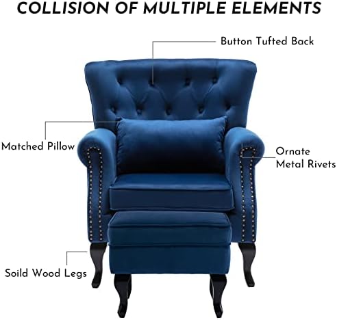 LZAREAL Accent Reading Arm Chairs - Image 4