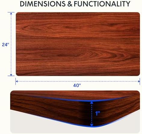FLEXISPOT 40" x 24" Whole Piece Desk top - Image 2