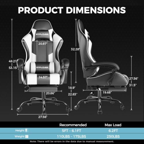 GTPLAYER Gaming Chair, Computer Chair - Image 3