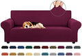 KEKUOU Stretch Couch Covers for Sofa, 3 Cushion Couch Slipcover by KEKUOU