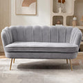 Anwickjeff 59" Wide Modern Boucle Loveseat 2-Seater Sofa by anwickjeff