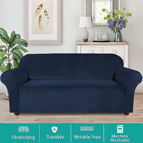 Turquoize Velvet Couch Covers Sofa Covers - Image 2