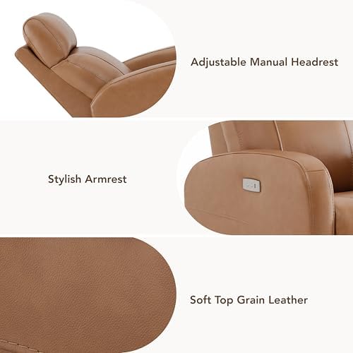 CHITA Genuine Leather Power Recliner Chair - Image 6