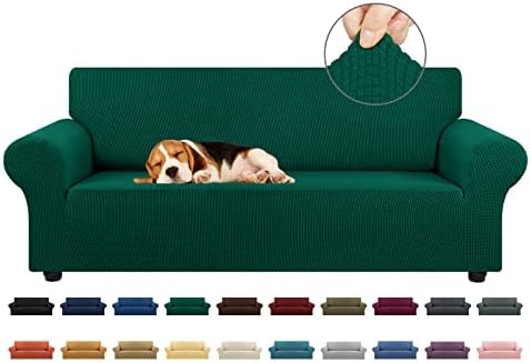 KEKUOU Stretch Couch Covers for Sofa, 3 Cushion Couch Slipcover by KEKUOU