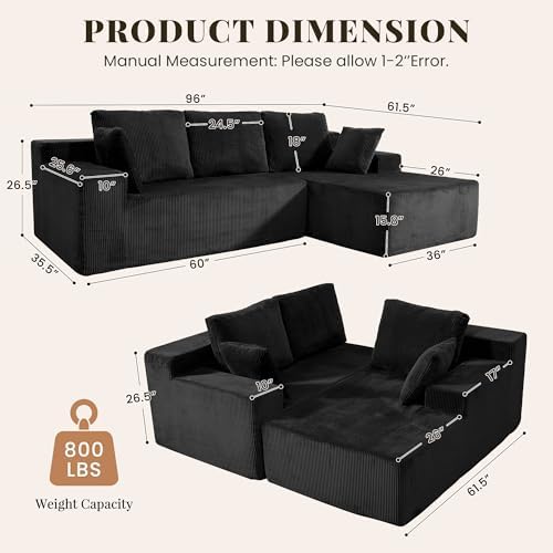 GRUSIGN Cloud Sectional Boneless Couches - Image 2