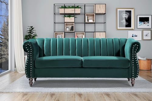 Container Furniture Direct Darsen Modern Chesterfield Couch by ContainerDirect