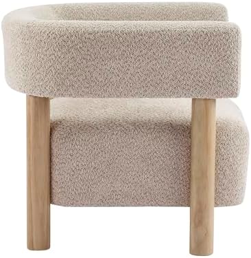 Christopher Knight Home Carly Low Profile Accent Chair, Round Backrest Side - Image 6
