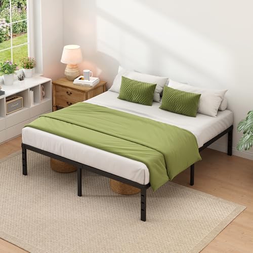 NEW JETO Metal Bed Frame, King Size Bed Frame - Image 3