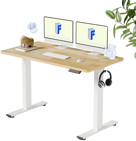 FLEXISPOT 48" x 24" Solid Wood Standing Desk by Unknown