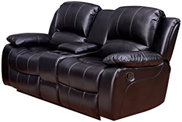 Betsy Furniture 2PC Bonded Leather Recliner Set - Image 5