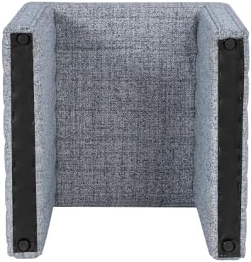 HomePop 19" Modern Waterfall Ottoman - Image 6