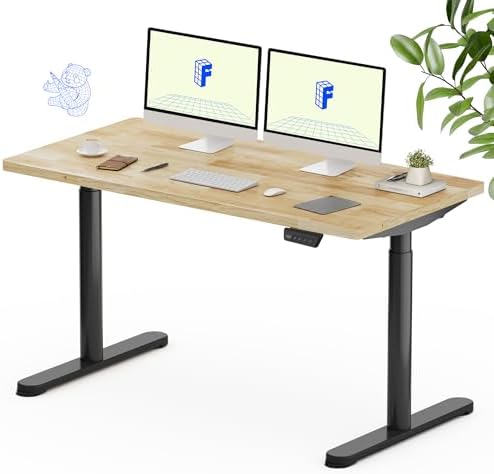 FLEXISPOT 55" x 24" Solid Wood Standing Desk by Unknown