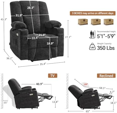 MCombo Power Lift Recliner Chair - Image 3