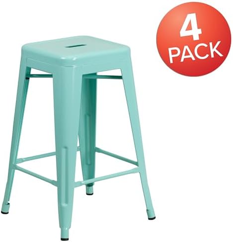 Flash Furniture 24 in Indoor/Outdoor Backless Counter Stool - Image 4