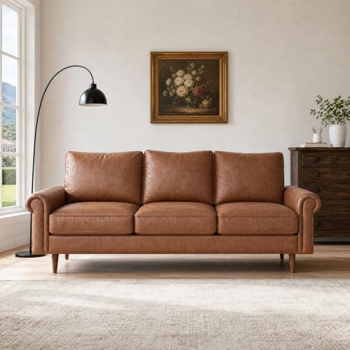Faux Leather Couch by Meeyar