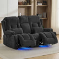 TUNYI Wall Hugger Loveseat Recliner Sofa by Becomesyourhomepartner