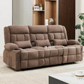 MAHOMICO Reclining Sofa with Cup Holders by MAHOMICO