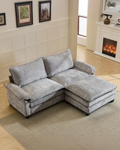 Karl home 88" Sectional Couch 2-Seat L-Shaped by Karlhome