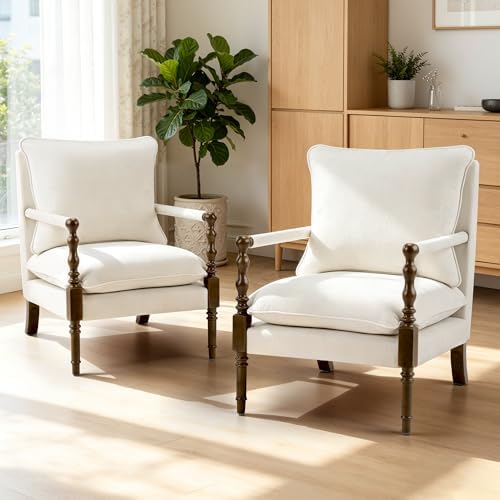 Bezseller Spindle Accent Chair by Bezseller