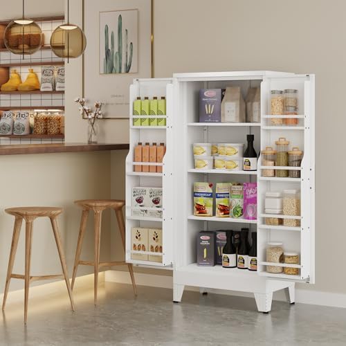 Black Kitchen Pantry Storage Cabinet - Image 3