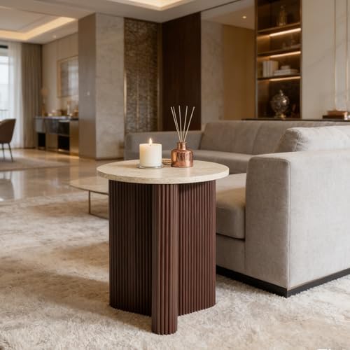 Merax Modern Round Side Table by Merax