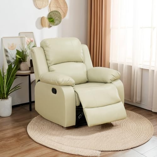 A Ainehome Living Room Furniture Set Leather Recliner Sofa Set Loveseat Chair by AAinehome