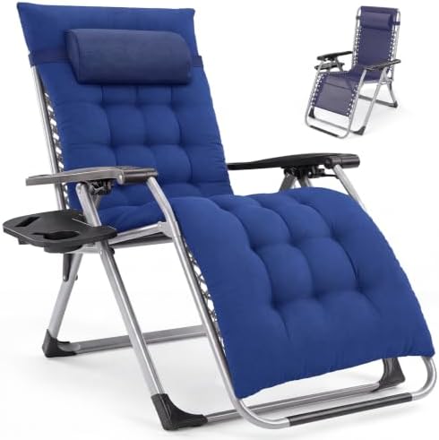 NEWBULIG Zero Gravity Chair, Folding Patio Recliner by NEWBULIG
