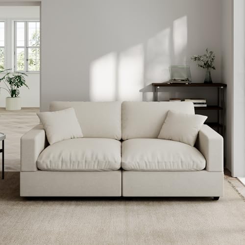 Modern Sectional Linen Cloud Couch by Gtilzria