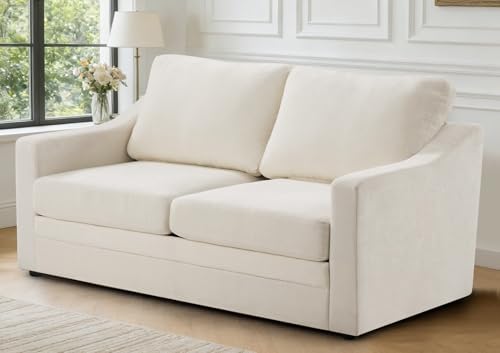 67” Chenille Loveseat Sofa w/Comfortable Back Cushions by ACMEASE