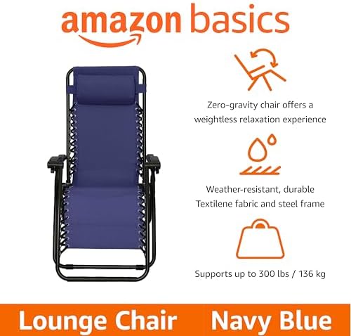 Amazon Basics Zero Gravity Lounge Chair - Image 4