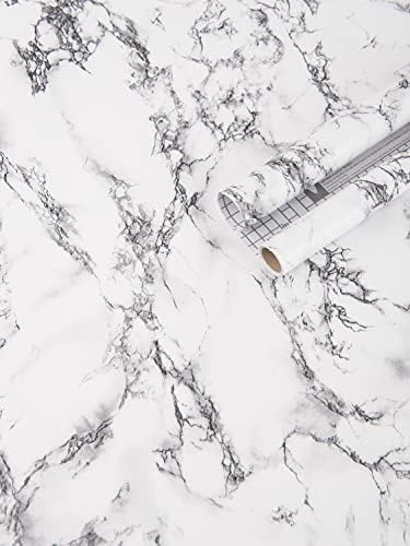 Art3d 17.3" x 120" Wall Panel Marble by Art3d