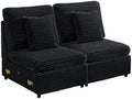 ORRD Modern Middle Armless Sofa Seat Set of 2 by ORRD