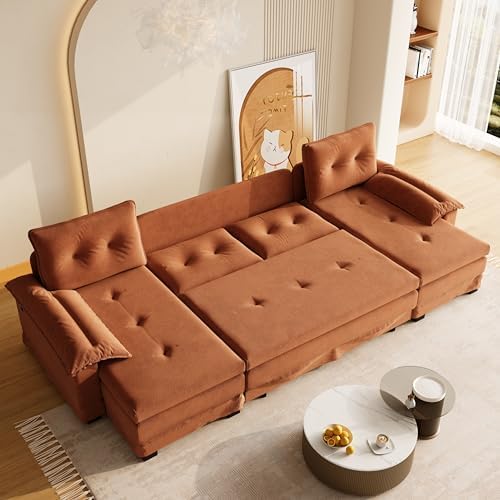 104.7" U-Shaped Sleeper Sofa - Image 4