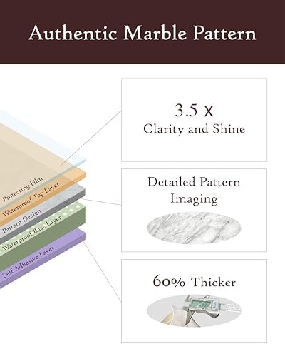 Very Berry Sticker Marble Contact Paper - Image 5