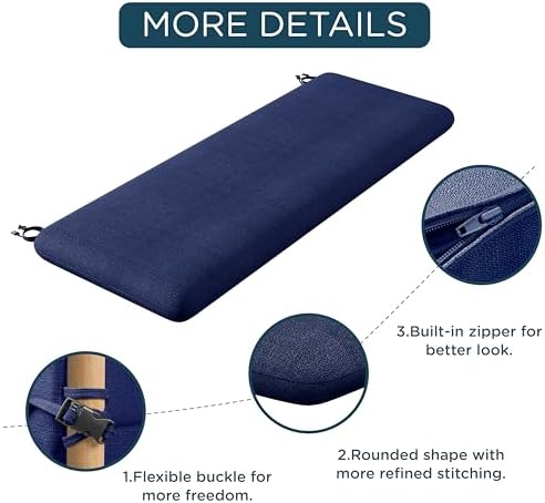 Codi Outdoor Bench Cushion for Patio Furniture - Image 7