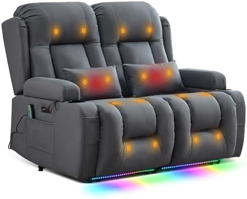 TUNYI Power Loveseat Recliner Sofa by Becomesyourhomepartner