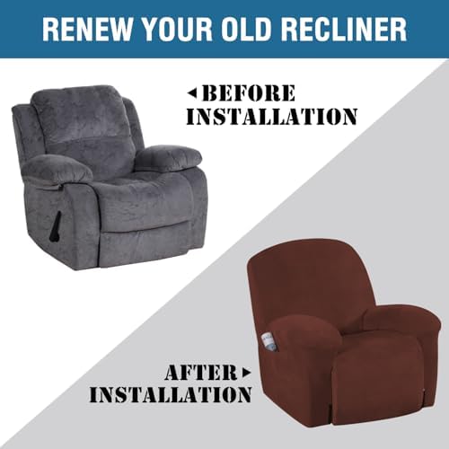 H.VERSAILTEX Stretch Recliner Slipcovers Recliner Chair Cover Sofa Furniture - Image 7