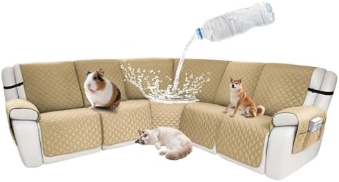 Waterproof Sectional Reclining Couch Covers L Shaped Recliner Sectional Sofa by ROFASVCO