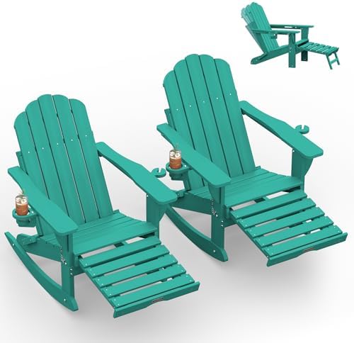 Ciokea Adirondack Rocking Chairs Set of 2 by CIOKEA