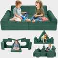 12Pcs Midular Kids Play Couch, Convertible Toddler Couch by Unknown